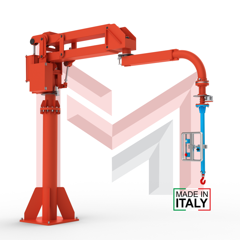 Manipulator Litus - urządzenie do przenoszenia ładunków o masie do 1200 kg - LITUS Manipulator Podnośnik podciśnieniowy - Manipulatory z układem ramion