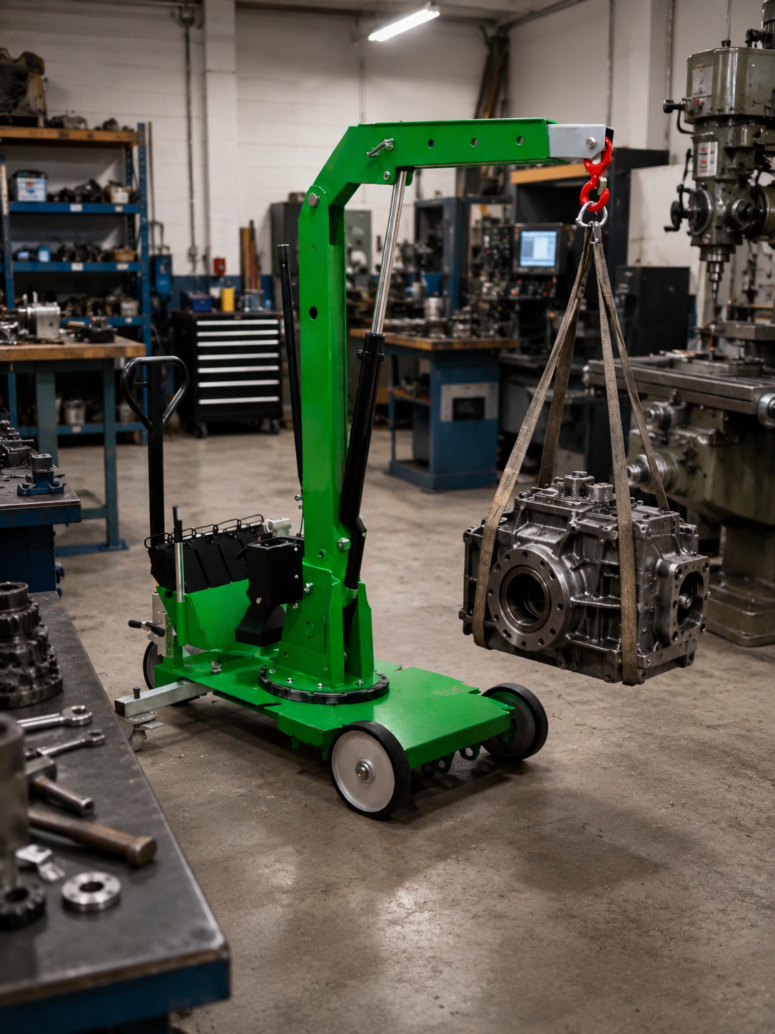 Miload Mini Cranes for Machine Shops