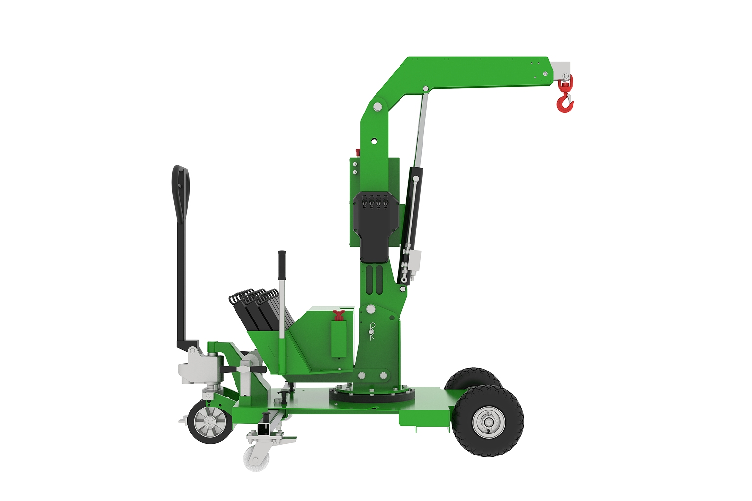 mini gru per aziende di noleggio attrezzature di sollevamento Miload MGE400 portata 400kg, Gru compatta da cantiere