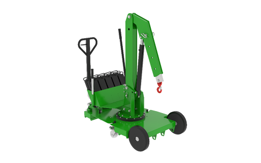 mini gru MG400 capacità di sollevamento 400 kg - Mini gru mobili con contrappesi removibili