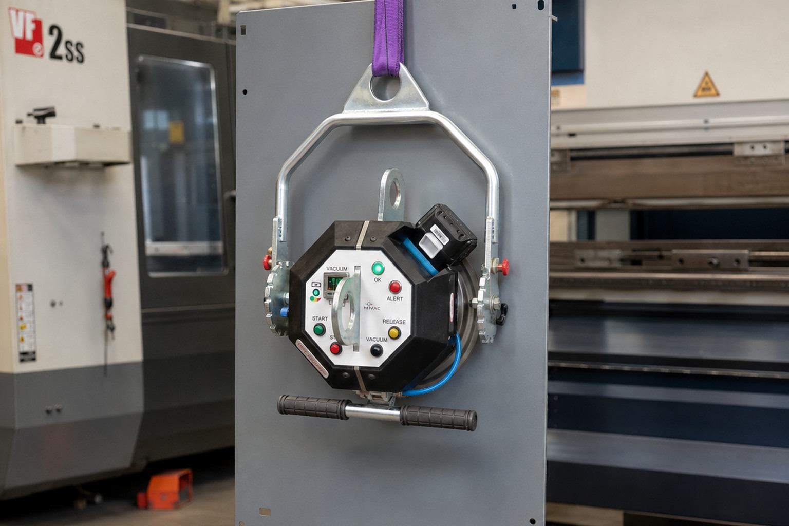 Liftagon by Mivac - sollevatore a vuoto con batterie intercambiabili per lamiere