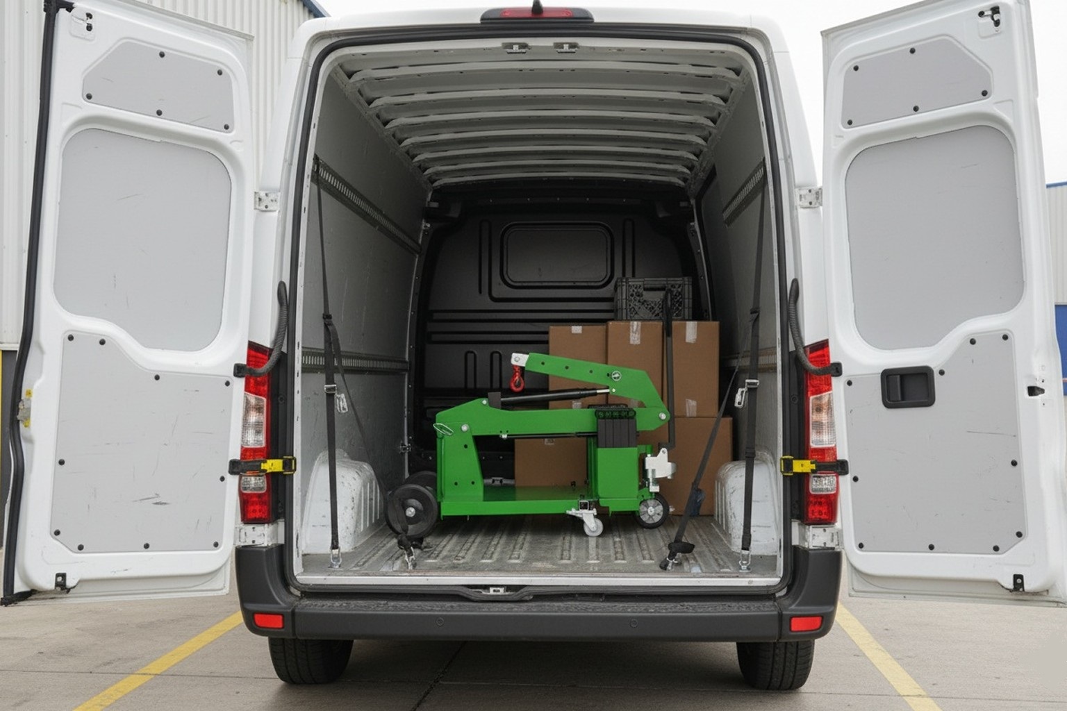Mini gru contrappesata Miload MF450 portata 450kg mini gru per cantieri