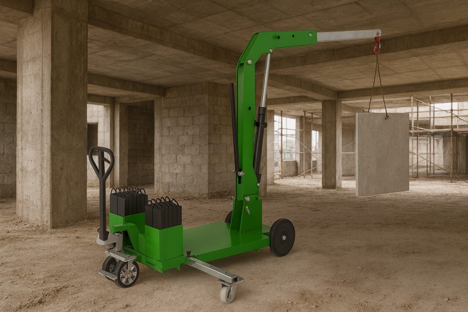 Mini sollevatore per cantiere Miload MF450 portata 450kg